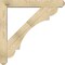 Ekena Millwork Olympic Craftsman Rough Sawn Bracket w/ Offset Brace, Douglas Fir, 6"W x 38"D x 38"H BKT0604X38X38OLY04RDF - alternate 2